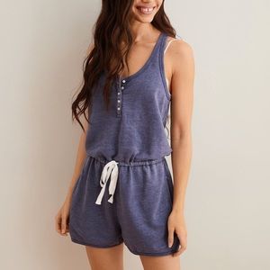 ae henley fleece romper